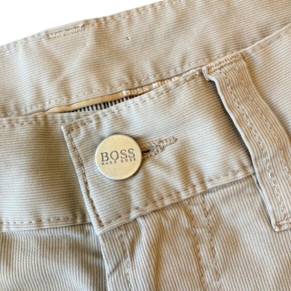 Hugo Boss Alabama Chino Pants Regular Fit Men's 33x32 Beige - Picture 5 of 10